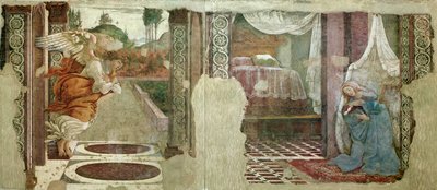 Annunciation from San Martino della Scala by Sandro Botticelli